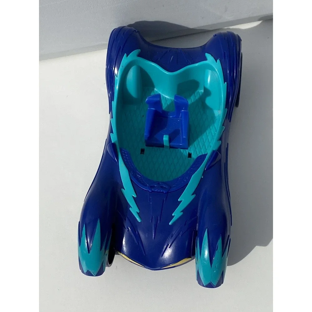PJ Masks Cat-Car Toy, Hero Vehicle with 2 CatBoy Action Figures, Loose, EUC